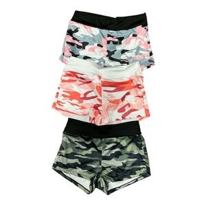 Els Morr - NWT - Camo Print Athletic Shorts 3 Piece Set